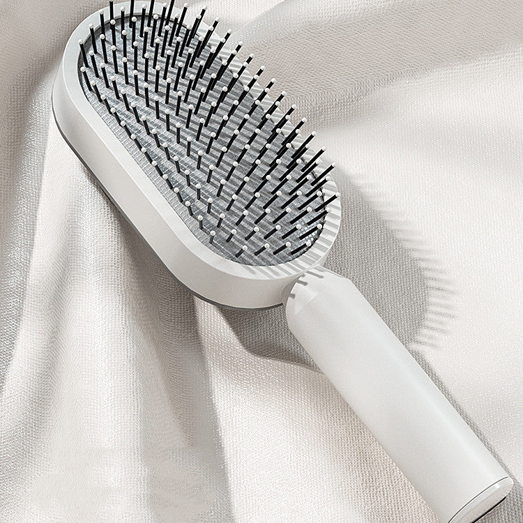 Self Cleaning Hair Brush with Massage Scalp Comb Anti-Static effect Hairbrush
