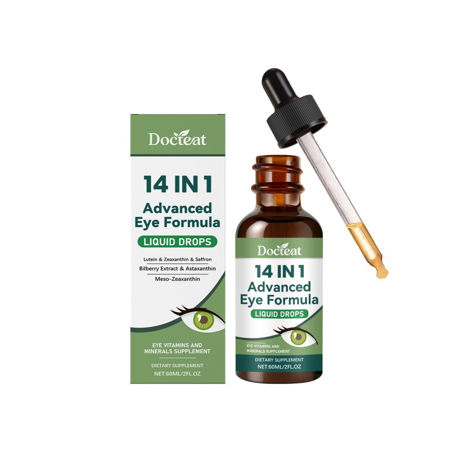 Lutein Eye Health Supplement Drops