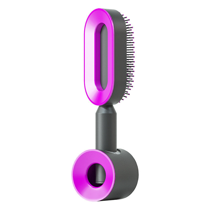 Self Cleaning Hair Brush with Massage Scalp Comb Anti-Static effect Hairbrush