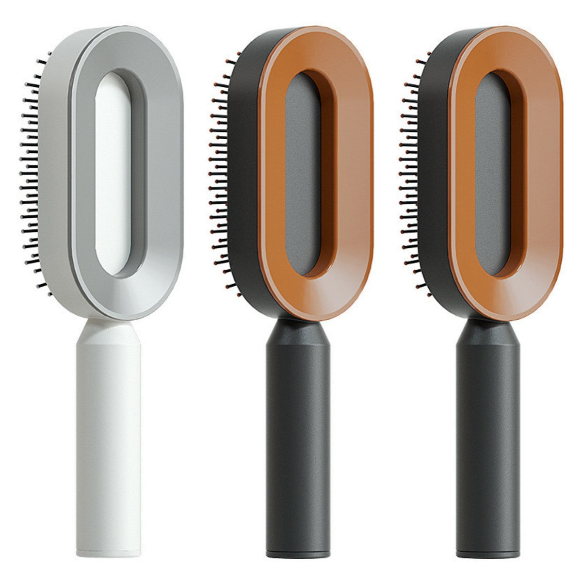 Self Cleaning Hair Brush with Massage Scalp Comb Anti-Static effect Hairbrush