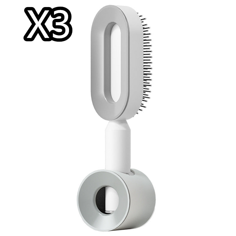Self Cleaning Hair Brush with Massage Scalp Comb Anti-Static effect Hairbrush