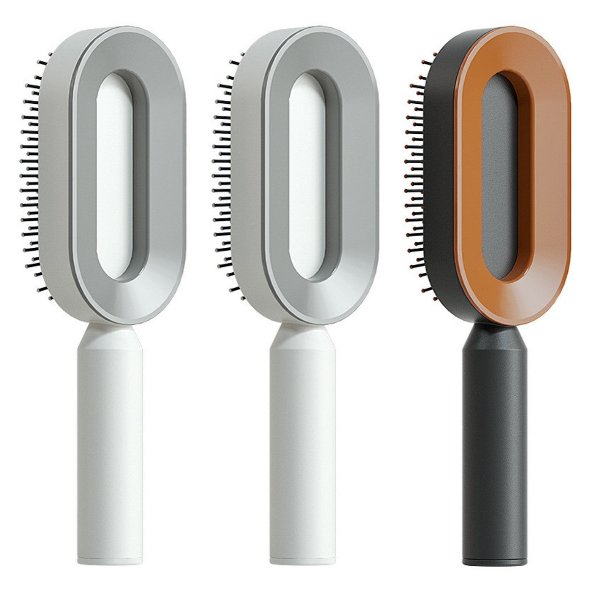 Self Cleaning Hair Brush with Massage Scalp Comb Anti-Static effect Hairbrush