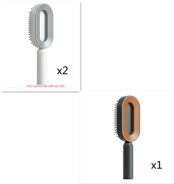Self Cleaning Hair Brush with Massage Scalp Comb Anti-Static effect Hairbrush