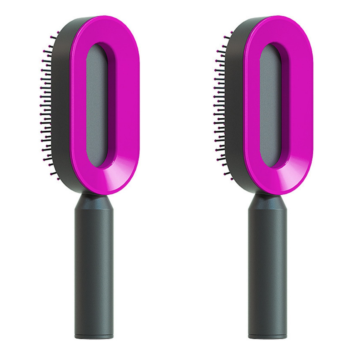 Self Cleaning Hair Brush with Massage Scalp Comb Anti-Static effect Hairbrush