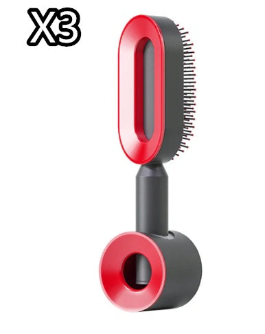 Self Cleaning Hair Brush with Massage Scalp Comb Anti-Static effect Hairbrush