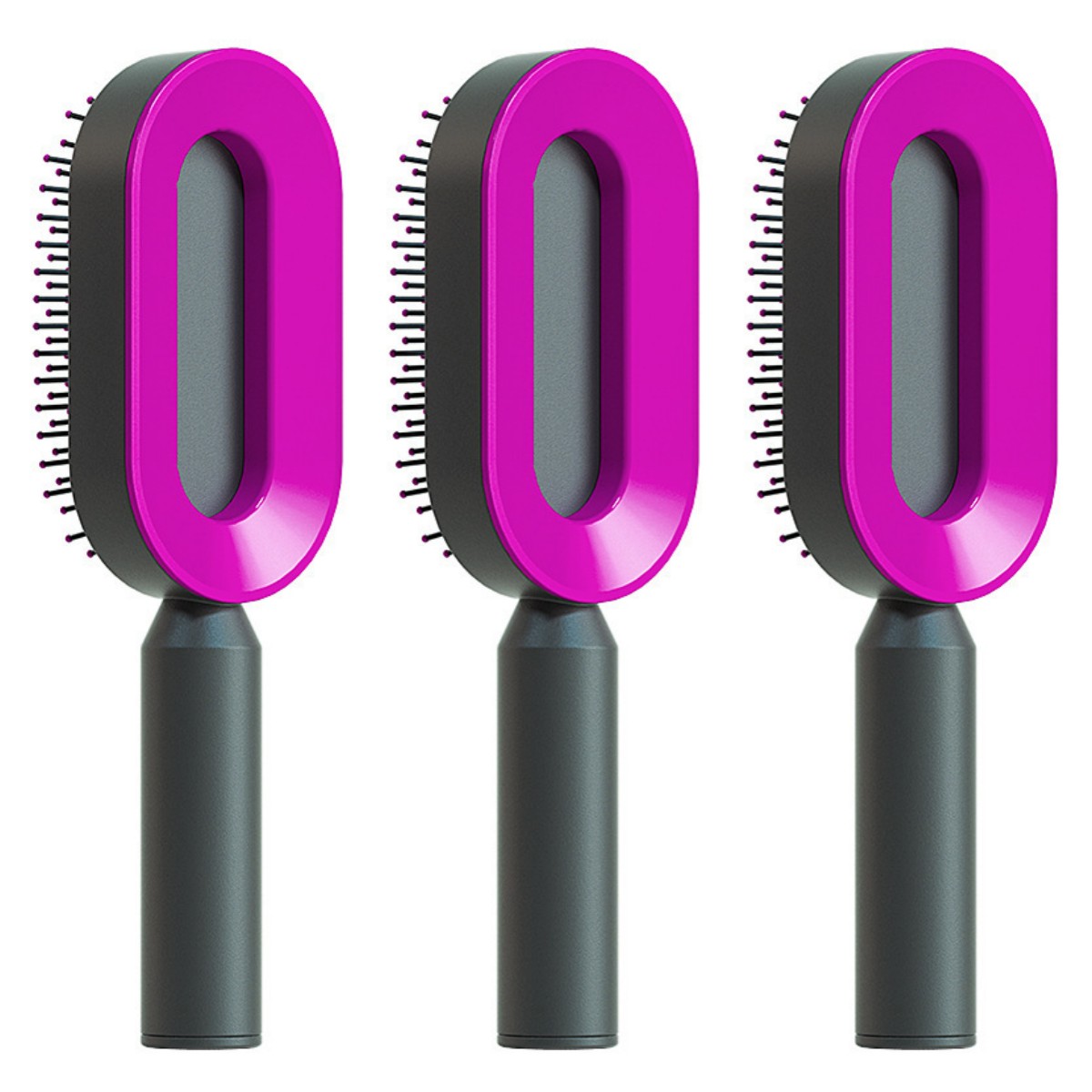 Self Cleaning Hair Brush with Massage Scalp Comb Anti-Static effect Hairbrush