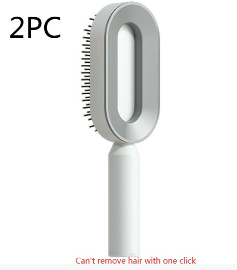 Self Cleaning Hair Brush with Massage Scalp Comb Anti-Static effect Hairbrush
