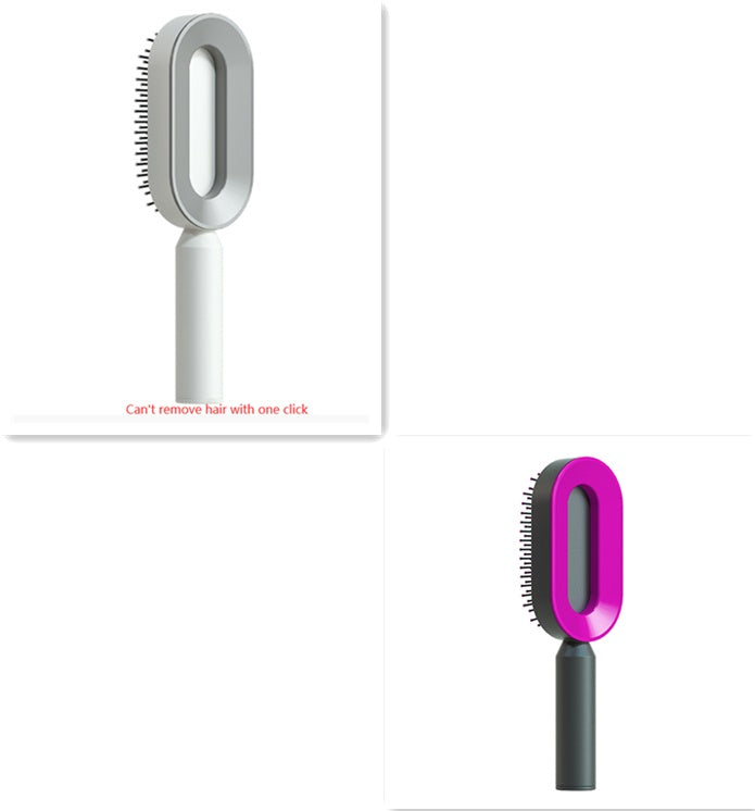 Self Cleaning Hair Brush with Massage Scalp Comb Anti-Static effect Hairbrush