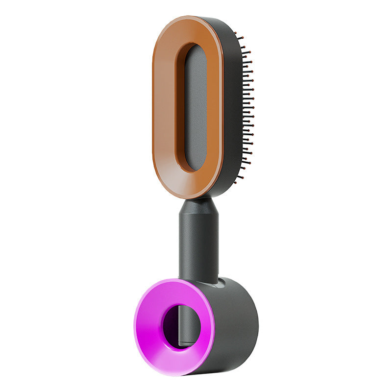 Self Cleaning Hair Brush with Massage Scalp Comb Anti-Static effect Hairbrush